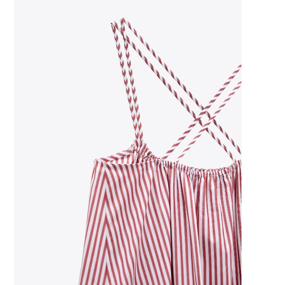 Stripped Poplin Dress Size S NWT - Picture 7 of 9